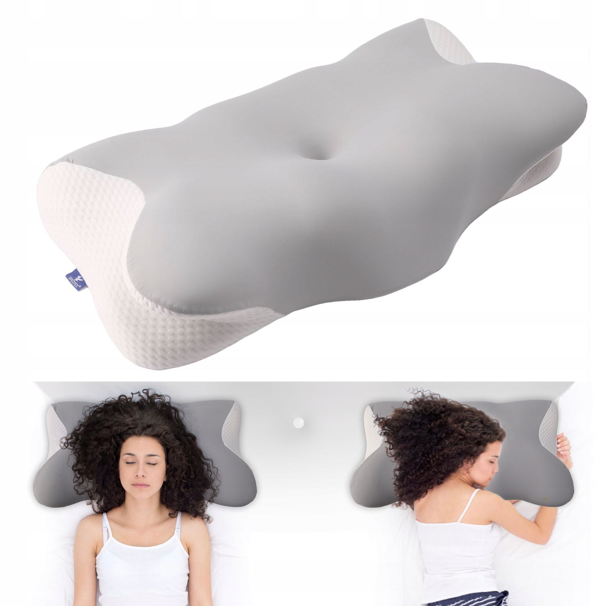 Poduszka Ortopedyczna do Spania Profilowana Podpora Głowy Szyi Pamięciowa