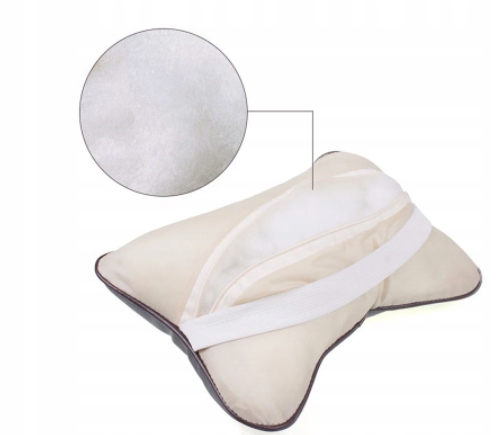 PODUSZKA ZAGŁÓWEK SAMOCHODU UNIWERSALNA KOMFORTOWA POD SZYJĘ PODRÓŻ Producent Korbi