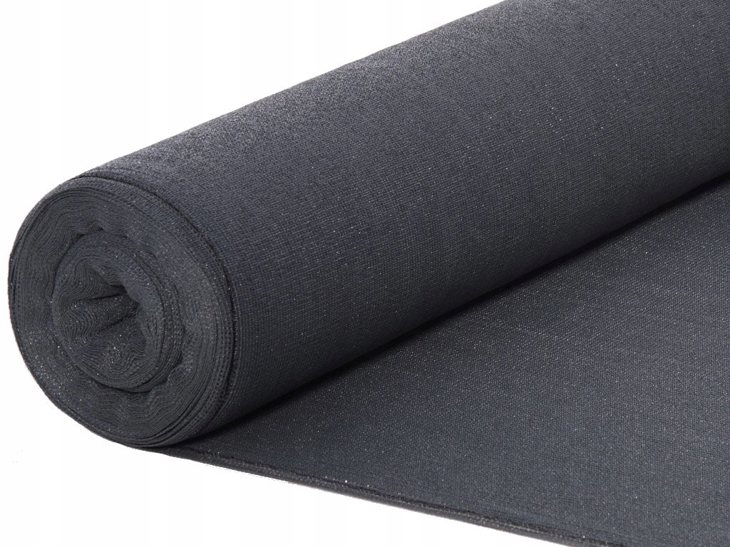 SIATKA CIENIUJĄCA 95% OSŁONA 1,2x10m ANTRACYT MASKUJĄCA NA OGRODZENIE PŁOT Wysokość 1.2 m