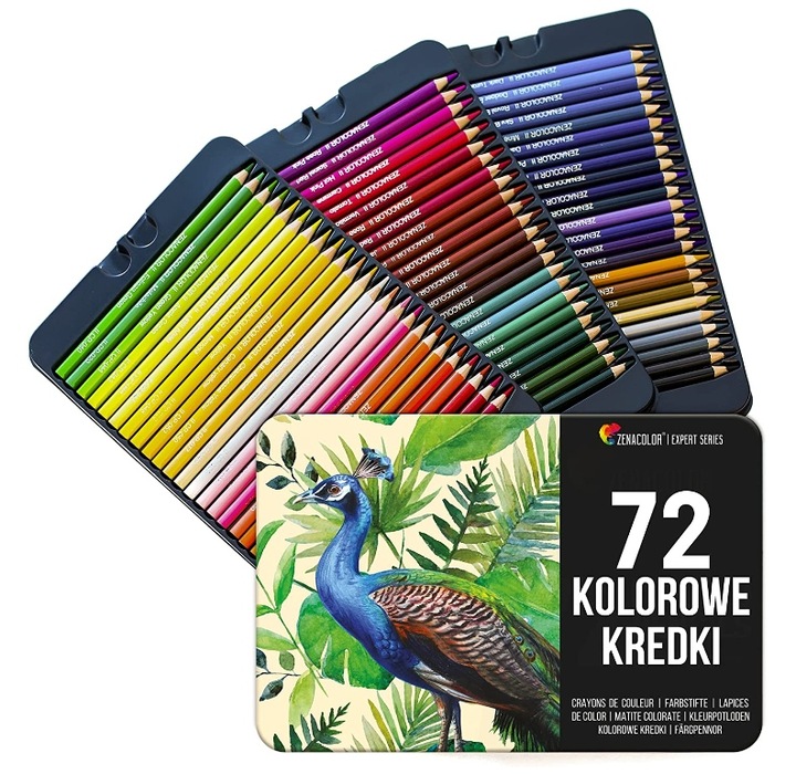 

Profesjonalne Kredki Szkolne Zestaw