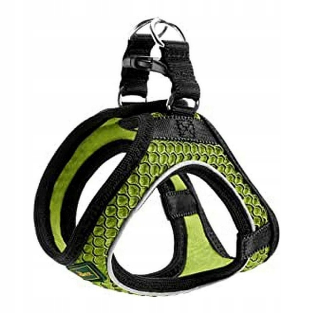 Postroj pro psa Hunter Hilo-Comfort Limetka Velikost M/L (58-63 cm)