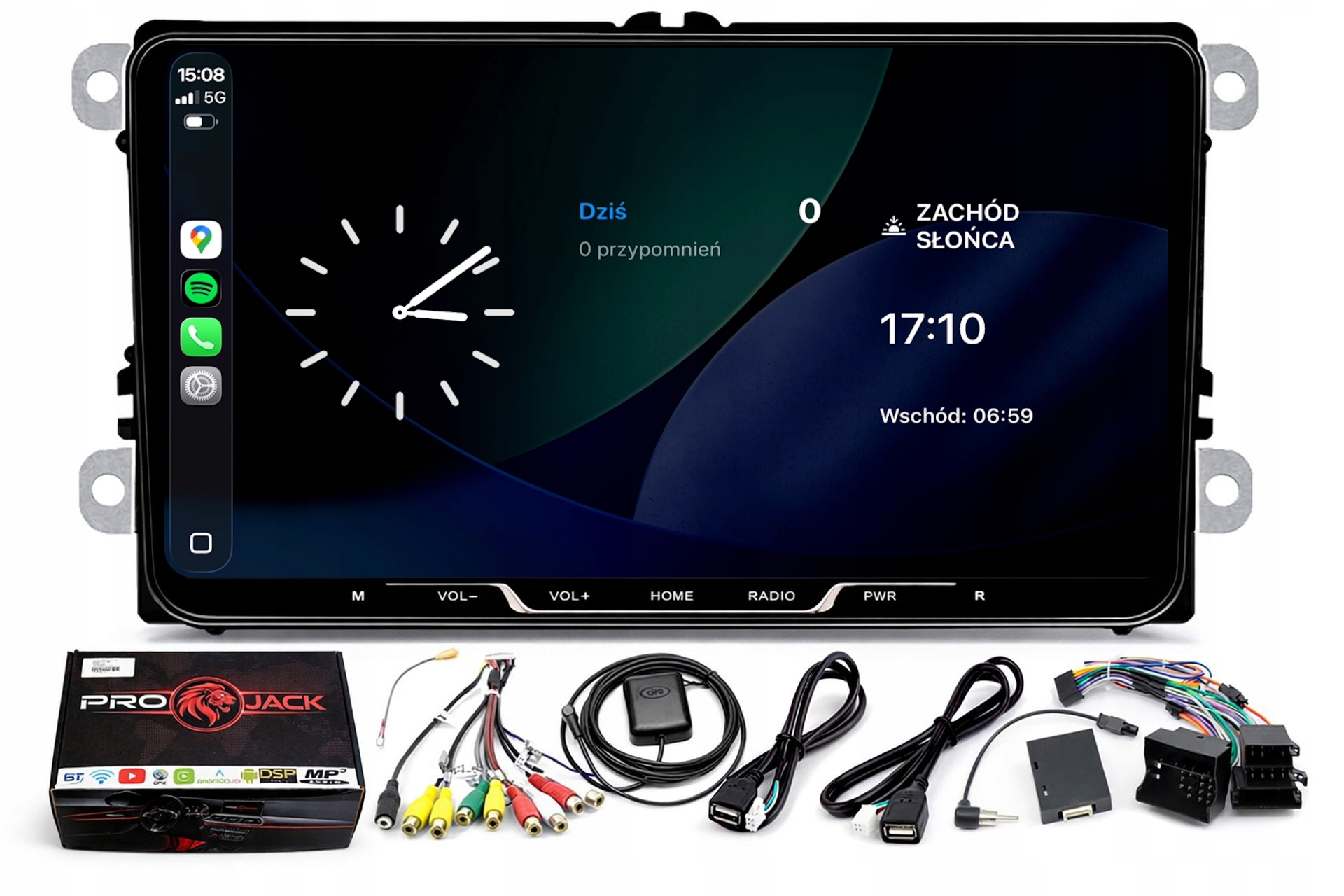 Rádio Navigácia Gps Android Vw Jetta VI 2010-2018 Wifi Carplay 4/64GB