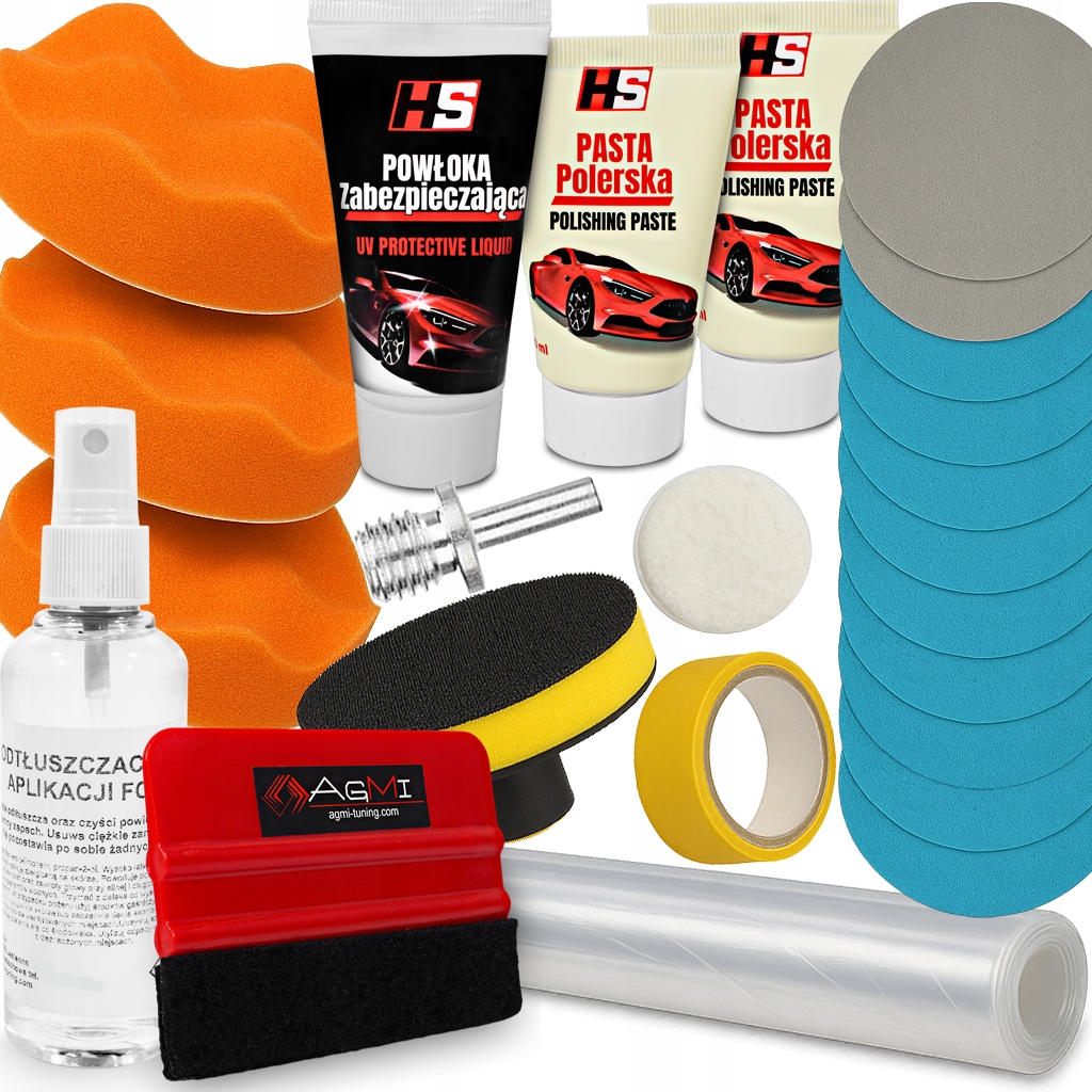 Sada Pro Leštění A Regeneraci Ochrany Lamp Pad Pasta Fólie Stěrka