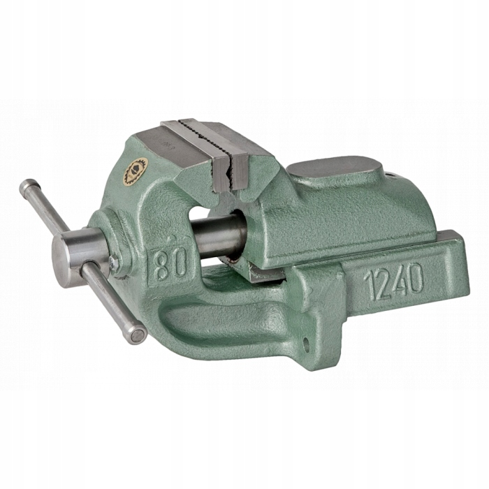 Pevný zámečnický svěrák s hranolovým vedením 1240 125L Bison