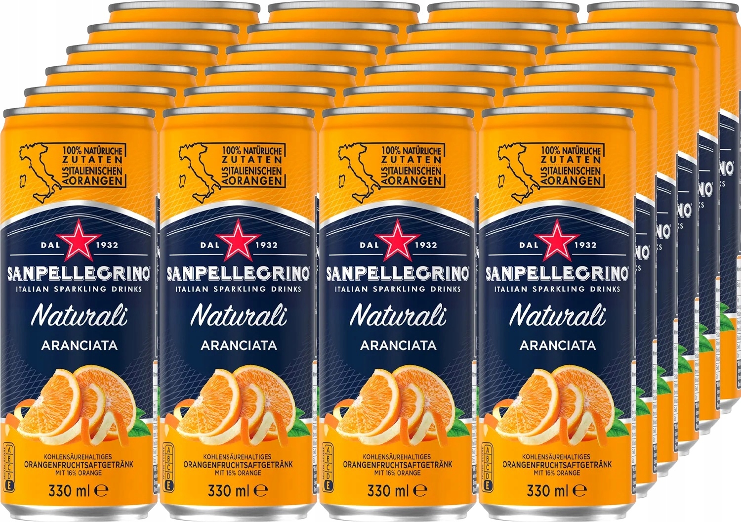 San Pellegrino Aranciata naturali 330 ml svářečka bez kauce