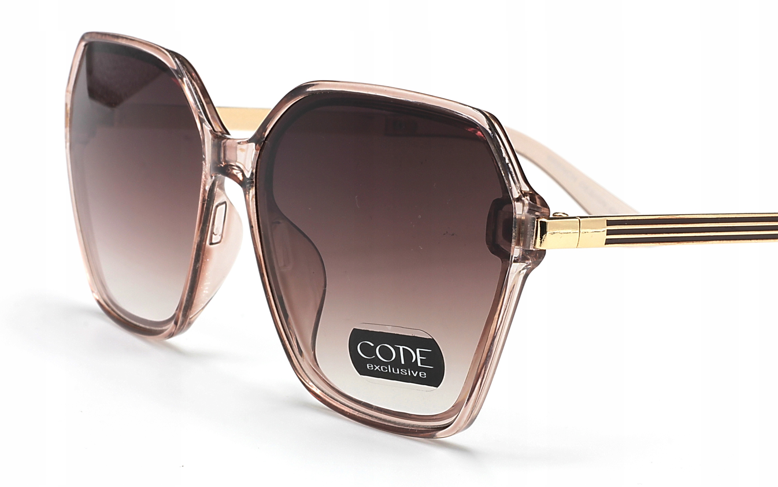 OKULARY PRZECIWSŁONECZNE DAMSKIE SOCZEWKI CIENIOWANE FILTR UV400 COTE Materiał oprawki plastik