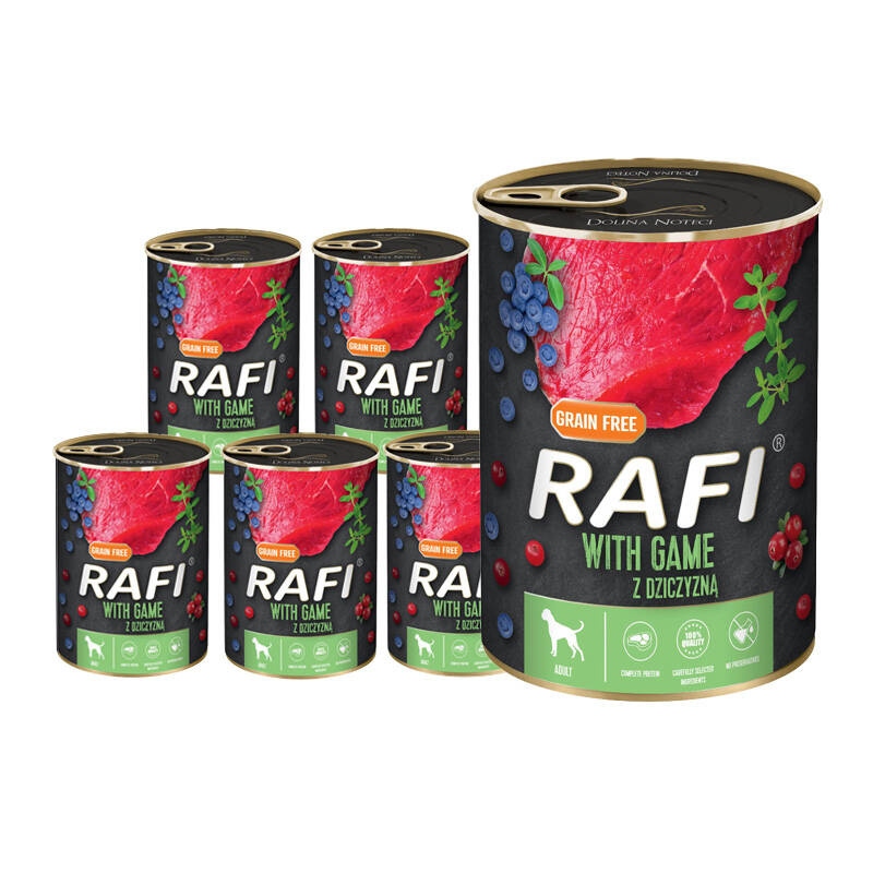 Levně Rafi – Zvěřina – 24 x 400 g