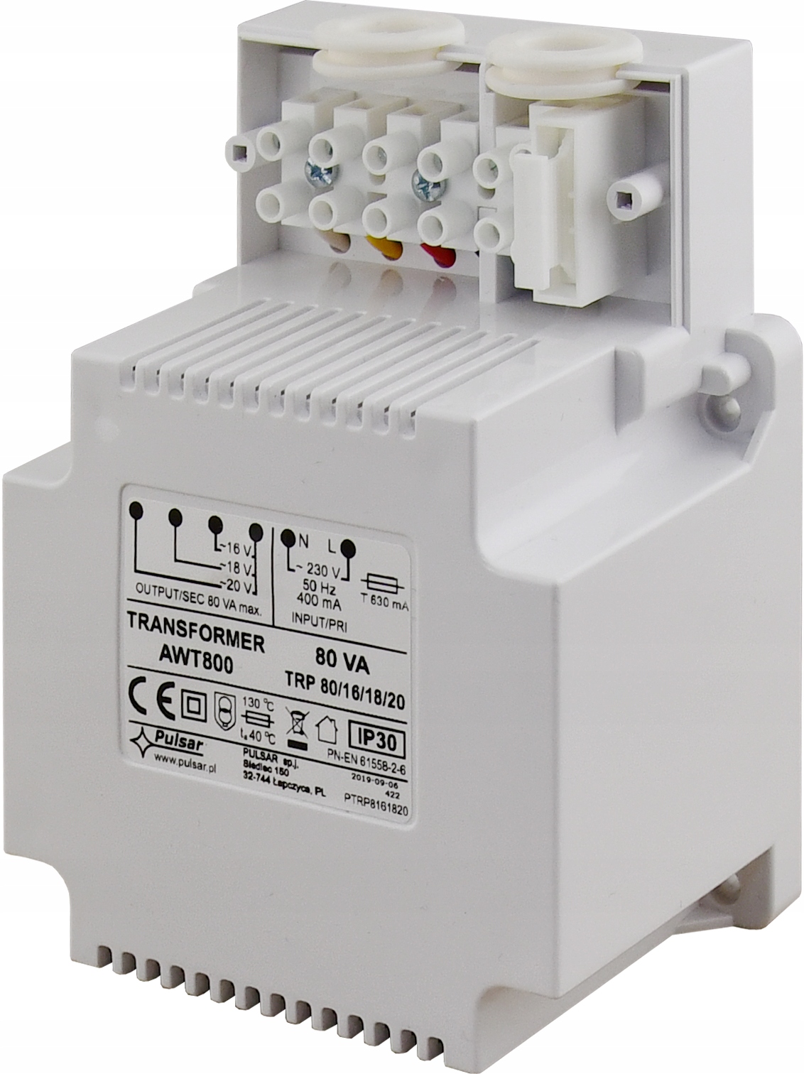 Transformator Pulsar AWT800 - TRP 80VA/16V/18V/20V