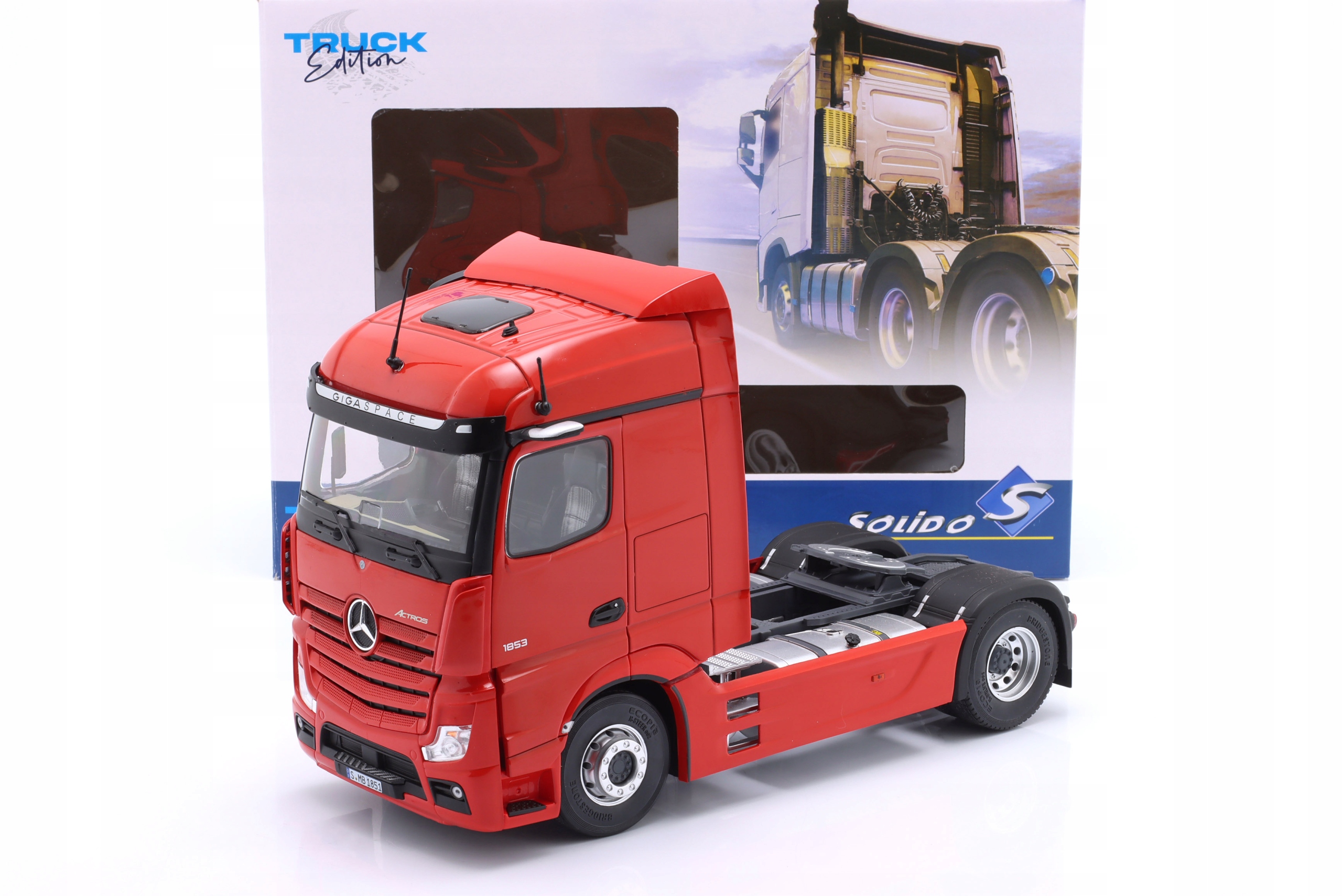 Solido Mercedes-benz Actros Szm 2019 Lava Red 1:24