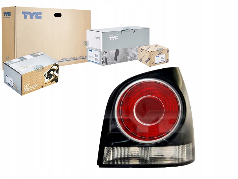 Lampa (barva Kouřového Skla) Vw Polo IV 9N3 04.05-1 Sada řidiče #35