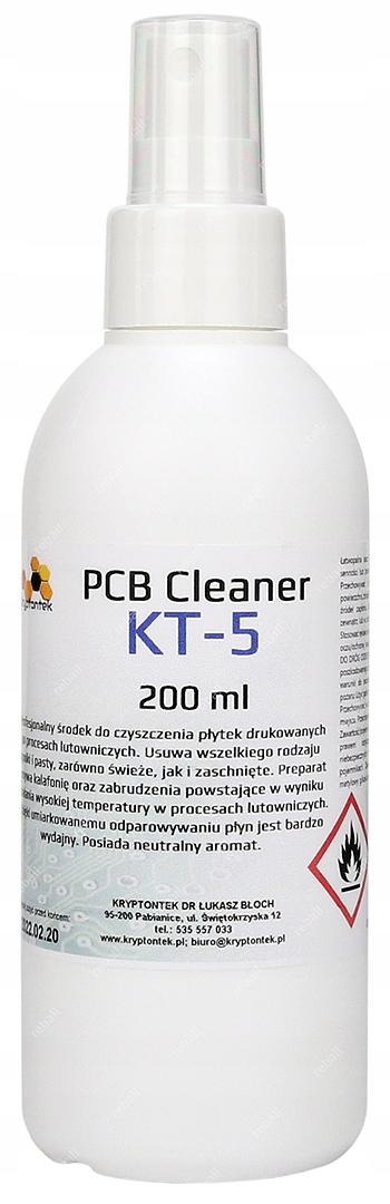 PCB CLEANER KT-5 200ml CZYSZCZENIE PAST TOPNIKÓW