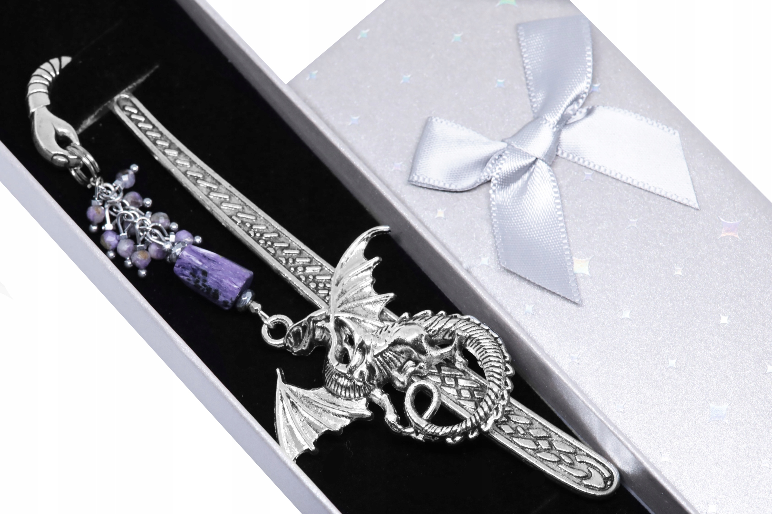 jedinečná Záložka Do Knihy Premium drak Čaroit kámen krabička