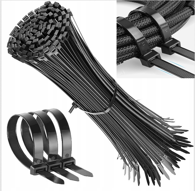 Opaski zaciskowe kablowe Trytytki 2,5x100 100 szt Marka Erko