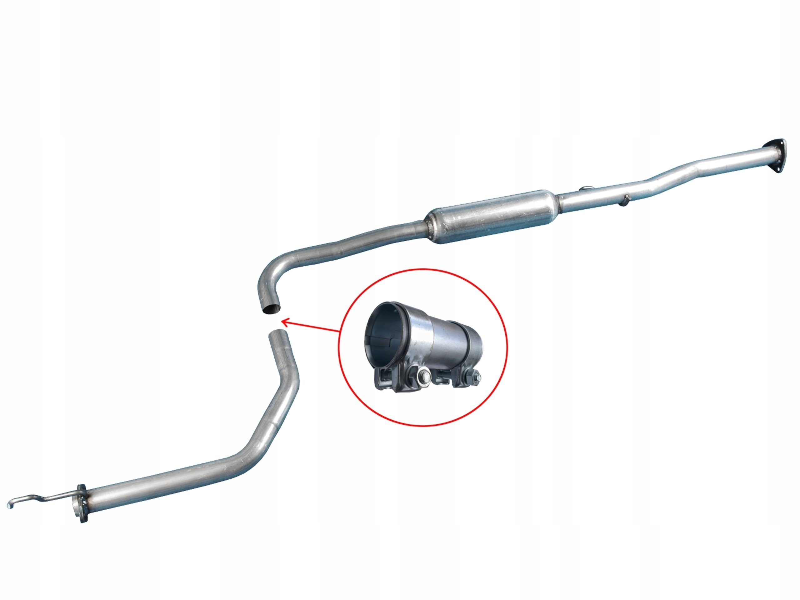 

Tłumik środkowy Honda CIVIC VI 1.4 sedan hatchback