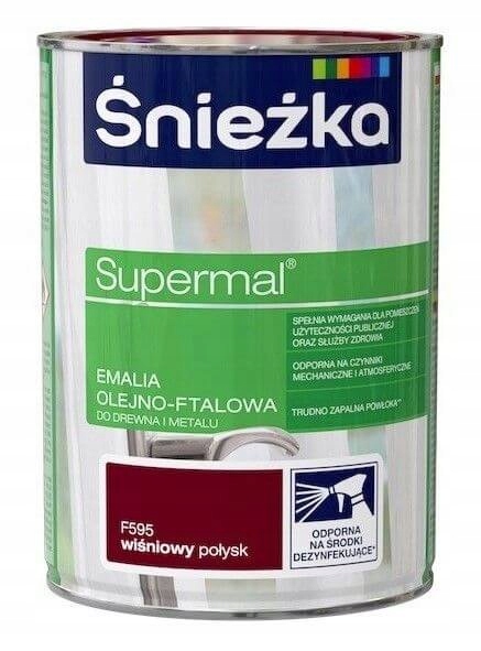 

Emalia Olejno-Ftalowa Supermal Wiśniowy F595