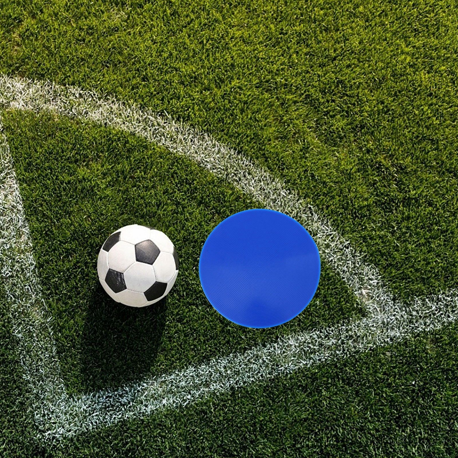 DYSKI DO ĆWICZEŃ Z PIŁKĄ PIŁKARSKĄ DO PIŁKI NOŻNEJ Marka bez marki