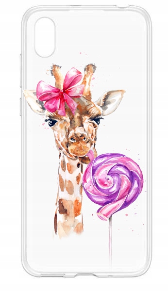 

etui silikon 1 mm żyrafa do Huawei Y5 2019