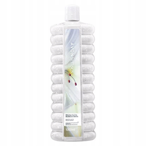 

Avon Senses White Lily Płyn do kąpieli Lilia 1L