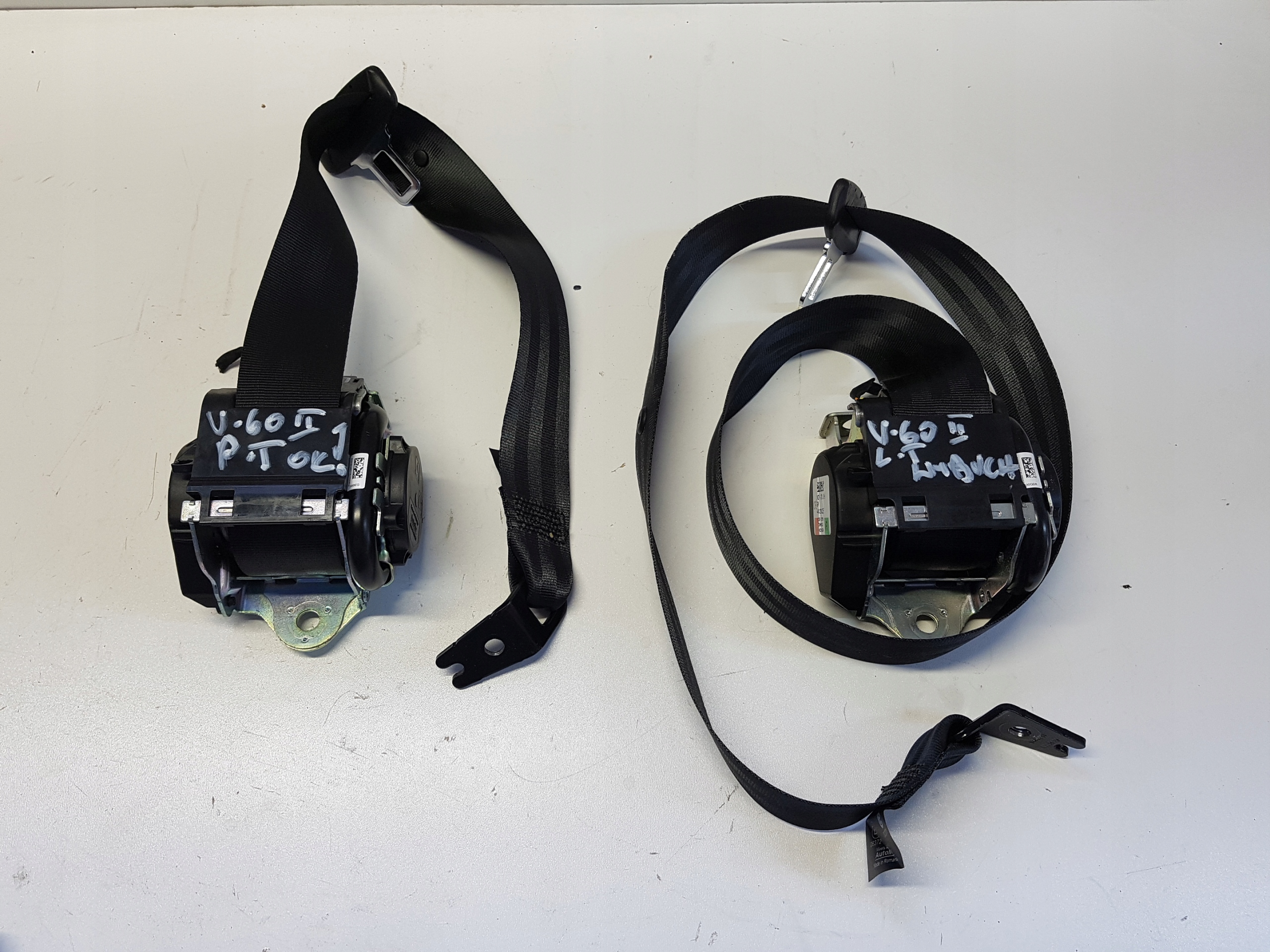 VOLVO V60 II PASY BEZPIECZENSTWA TYL LEWY PRAWY