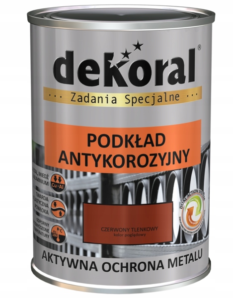 

Dekoral Podkład Antykorozyjny 0,9L Czerwony Tlenko