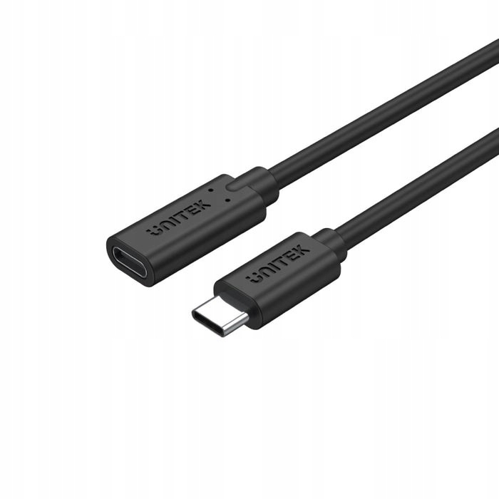 Unitek Przedłużacz Usb-c 10GBPS, 4K60HZ, Pd 100W, 1,5M, C14086BK-1.5M