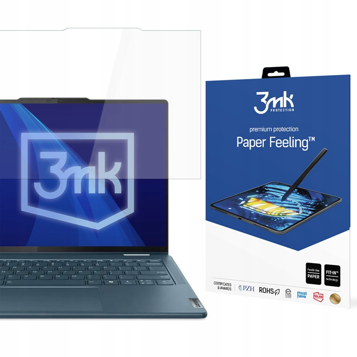 2 ks Fólie pro Lenovo Yoga 7 2-in-1 14IML9 14" 3mk Paper Feeling