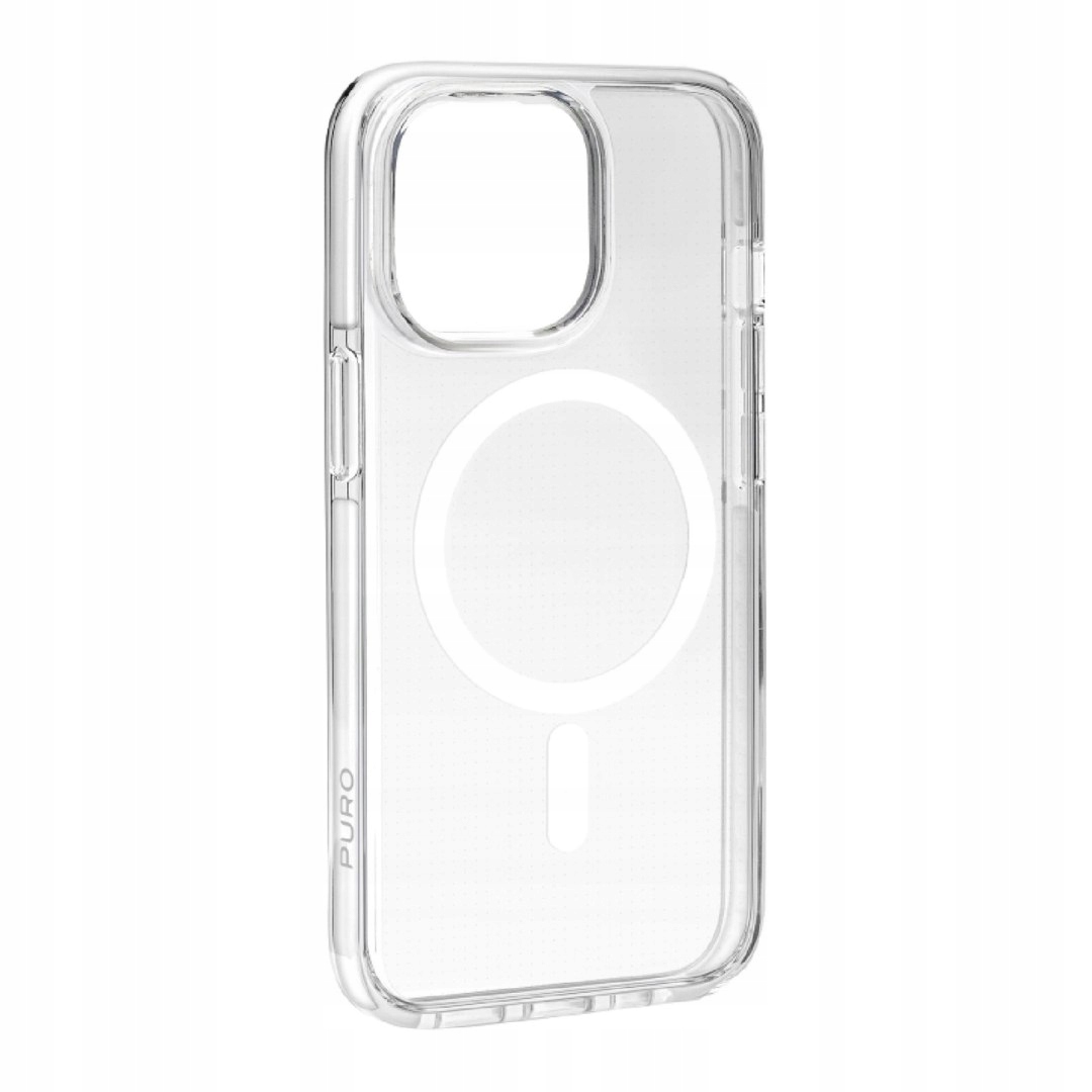 Etui silikonowe Puro Lite Mag Pro MagSafe do iPhone 15 Pro Max przezroczy