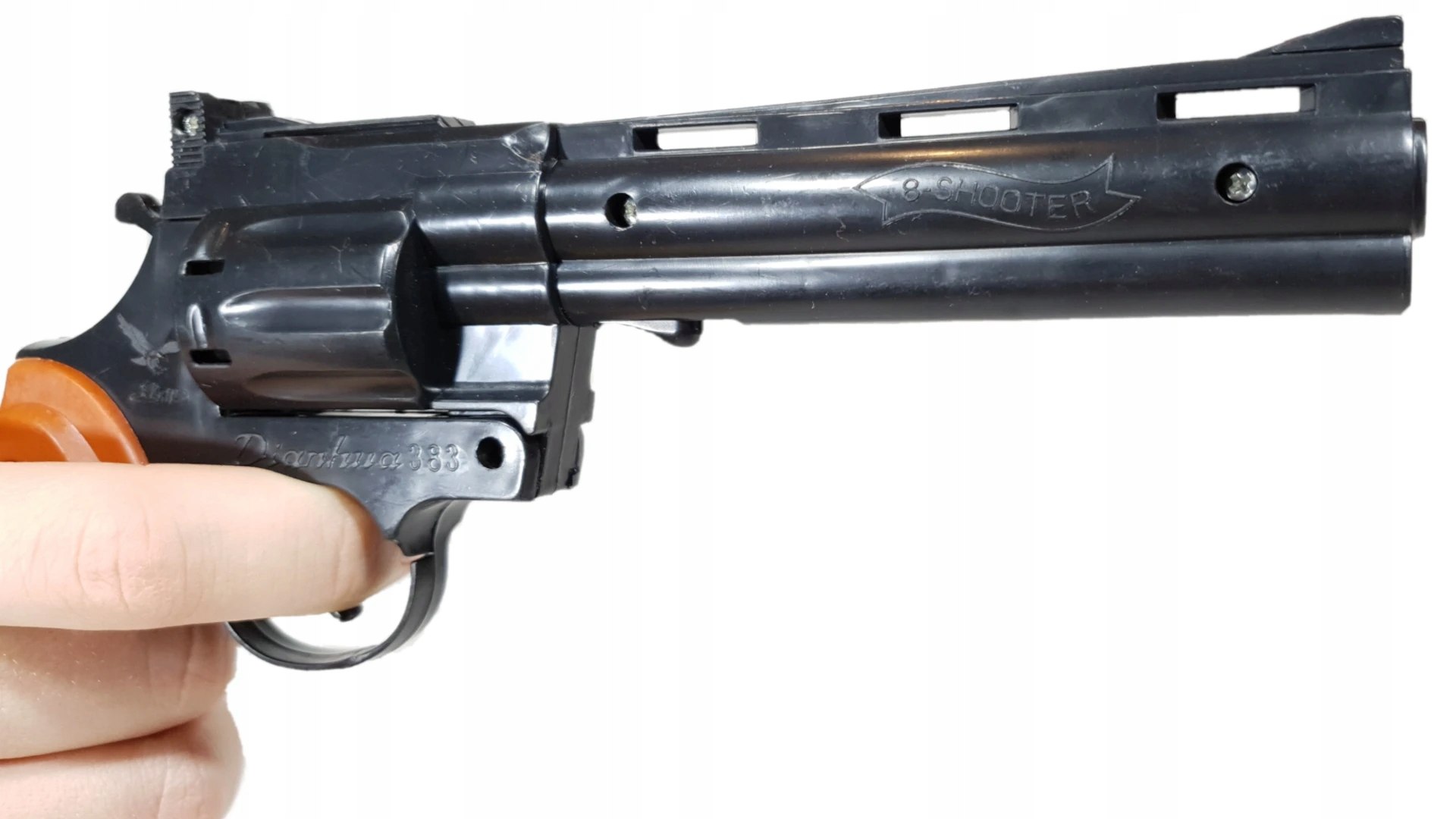 Pistolet na spłonkę, rewolwer +2x SPŁONKA GRATIS Marka inna