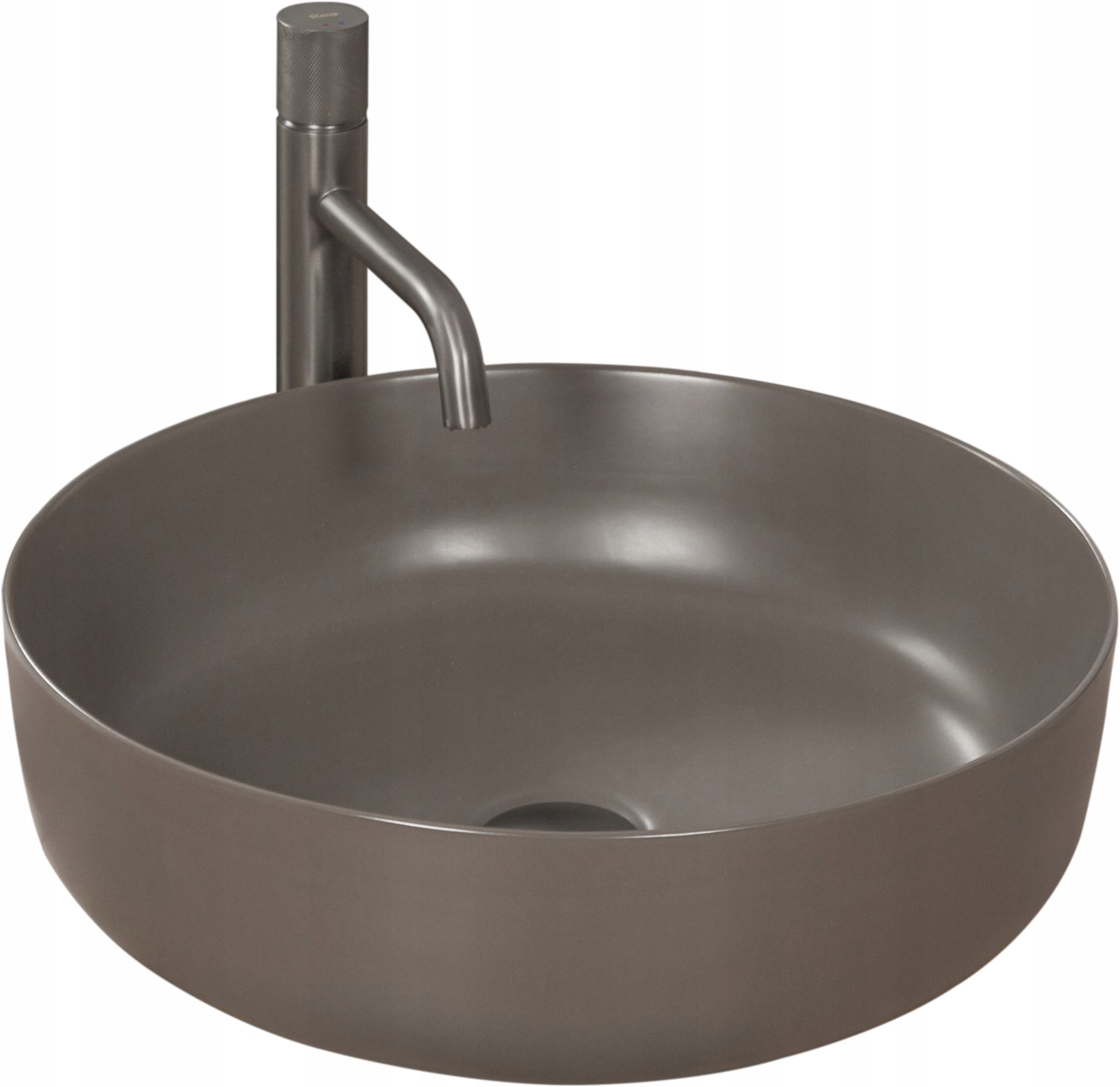 

Umywalka Ceramiczna Nablatowa Elma Szara Mat -rea