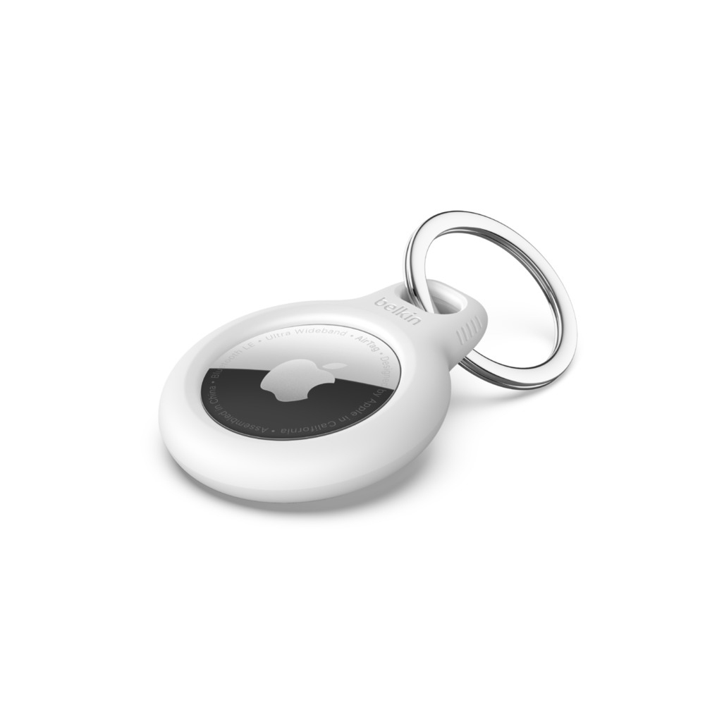 Belkin Secure Holder z kółkiem do kluczy do AirTaga Biały