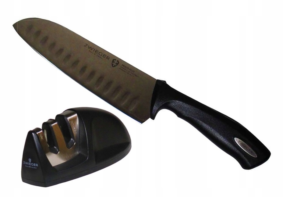 

Zestaw Zwieger: Nóż santoku ostrzałka Diamentowa