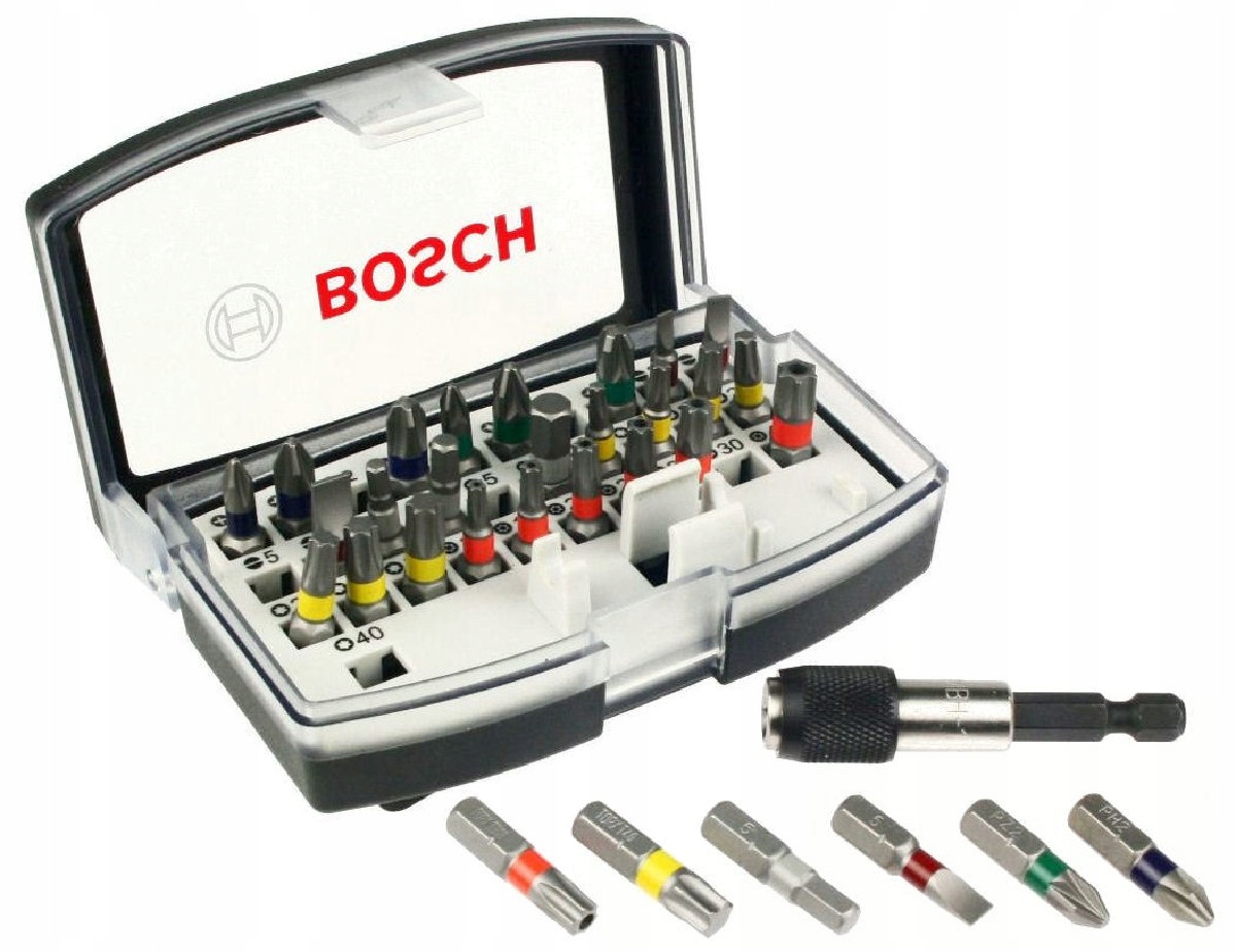 

Zestaw Pro-mix 32szt. Bitów i Końcówek Bosch