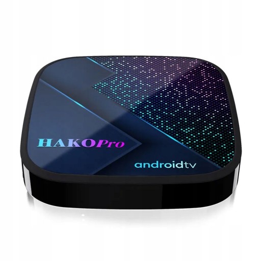 SMART TV Box 4K 4/64GB Android Youtube Netflix Formaty obrazu DivX