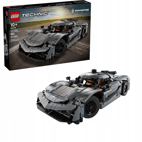 Lego Technic 42173 Šedý Koenigsegg Hyperauto