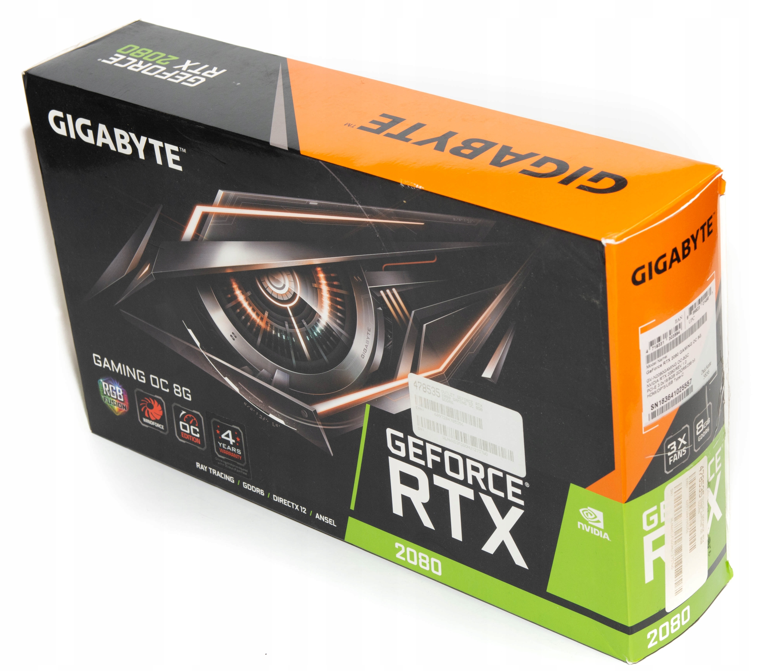 ナ*バ様 GIGABYTE GeForce RTX 2080 8GB 動作品 GeForce RTX™ 2080 GAMING OC 8G Key Features | Karty graficzne