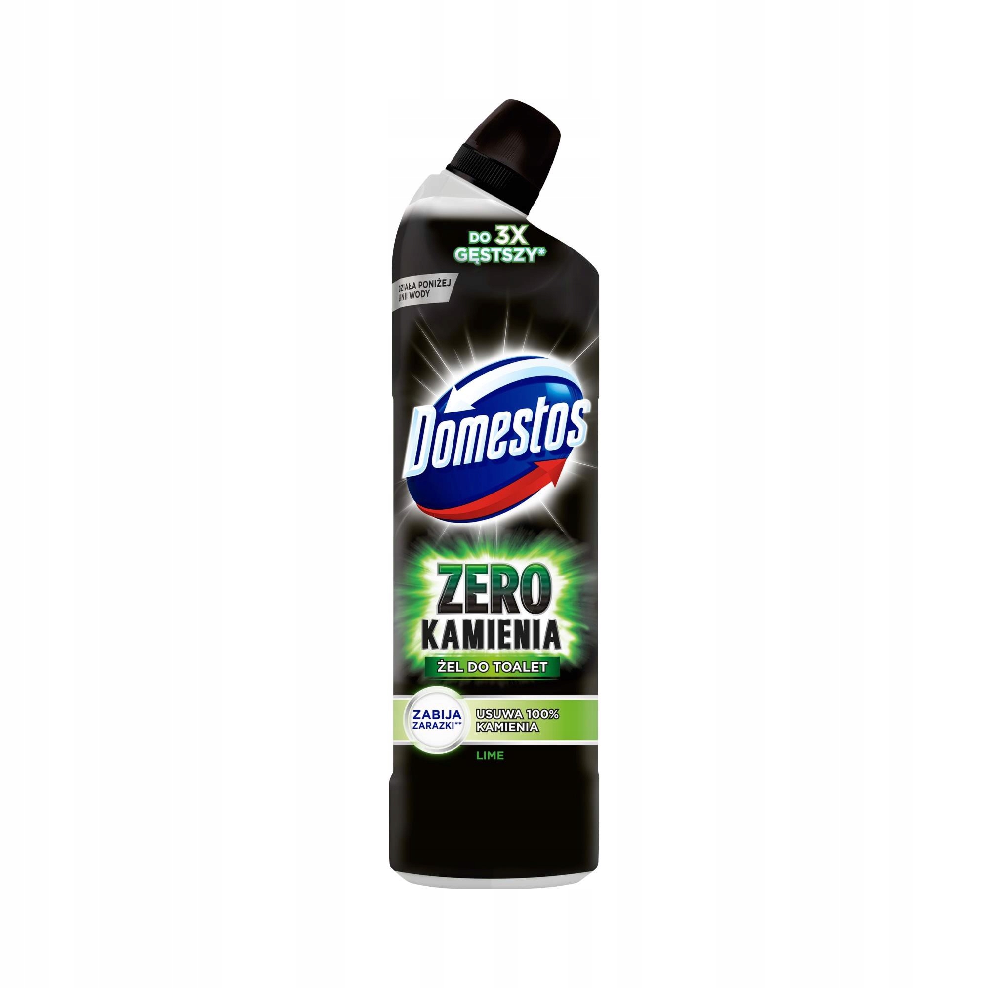 

Domestos Zero Kamienia Lime Żel do toalet 750 ml