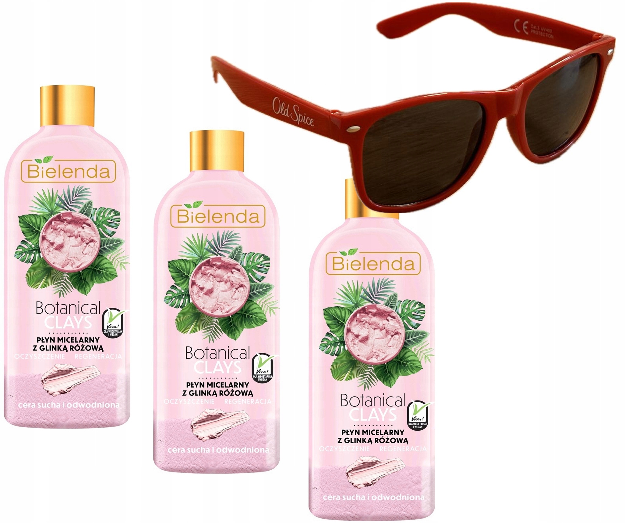 BIELENDA BOTANICAL WEGAŃSKI PŁYN MICELARNY GLINKĄ RÓŻOWĄ 500ML CERA SUCHA