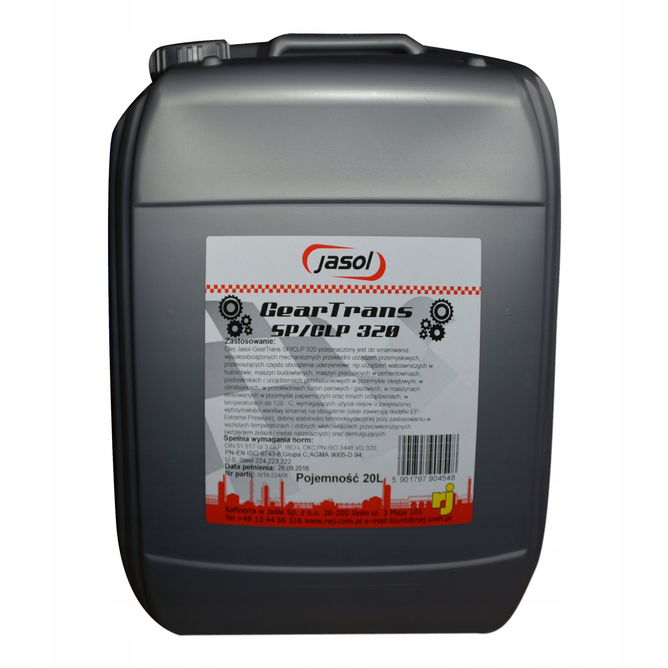 OLEJ PRZEKŁADNIOWY SP CLP VG320 20L