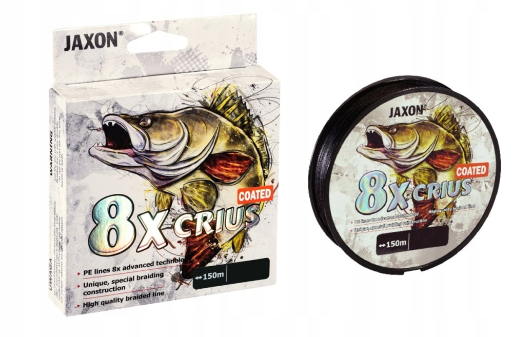 Plecionka Jaxon Crius 8X Black Coated 0,16 150M 17kg
