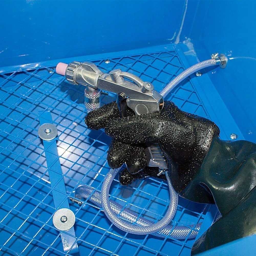 Piaskarka kabinowa 90L PISTOLET DYSZE FOLIA EAN (GTIN) 4250394528567