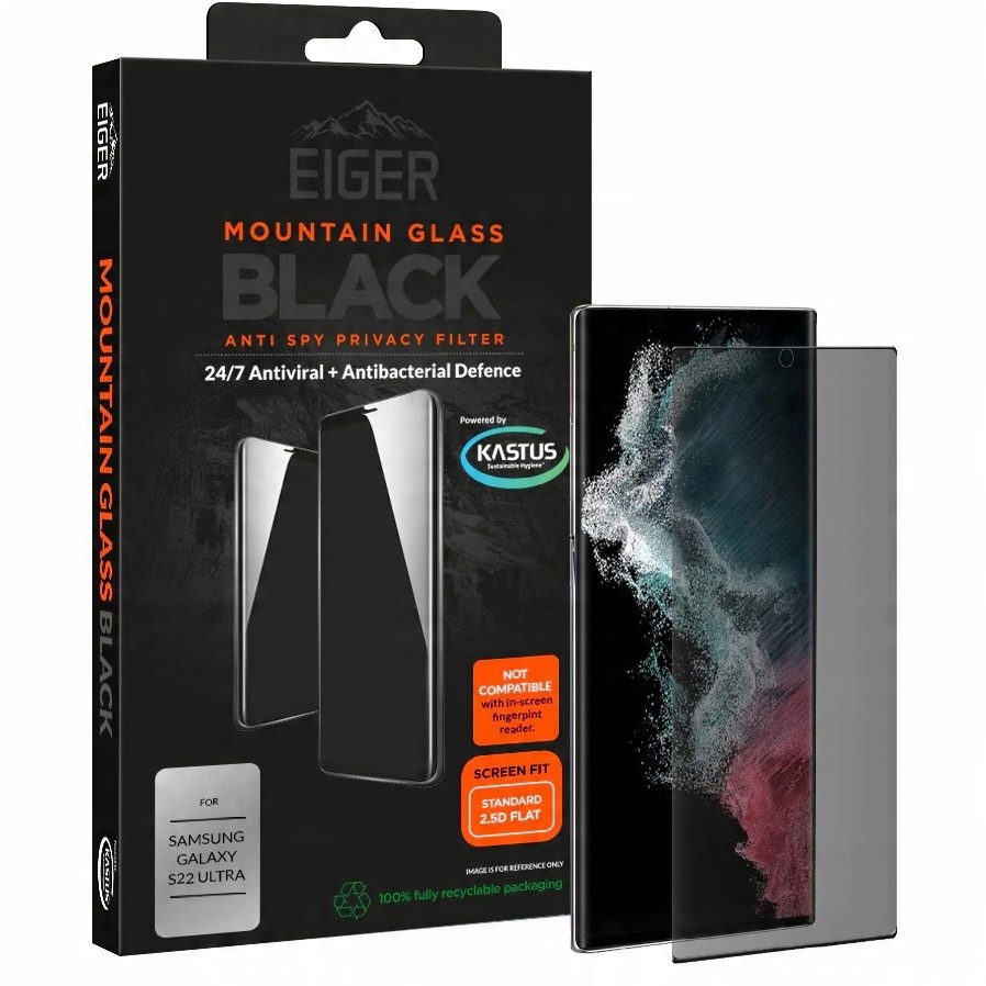 

Szkło prywatyzujące Eiger do Galaxy S22 Ultra
