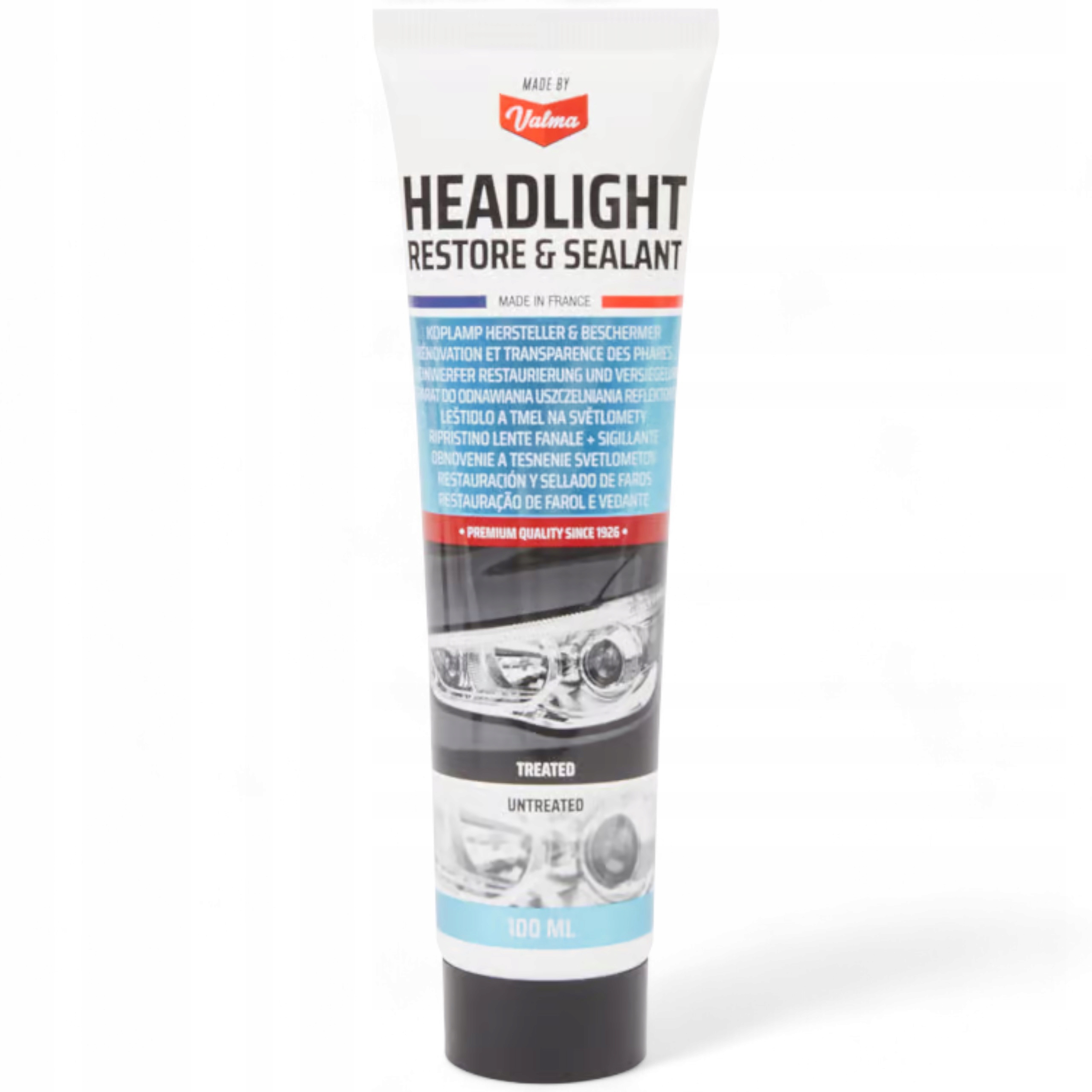 Pasta Do Polerowania Lamp Przód Przednich Reflektorów Valma 100 ml