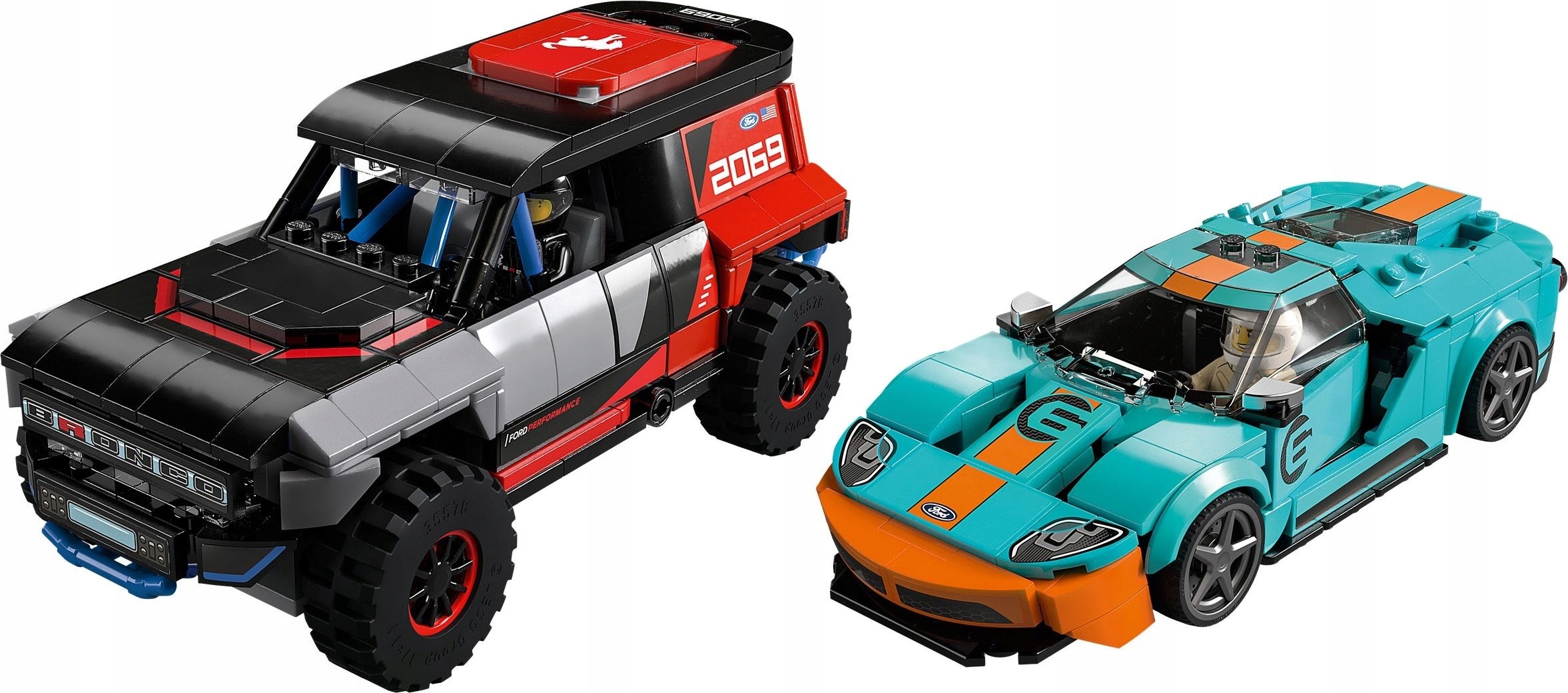 LEGO SPEED CHAMPIONS Ford GT ir Bronco R 76905 Prekės numeris 76905