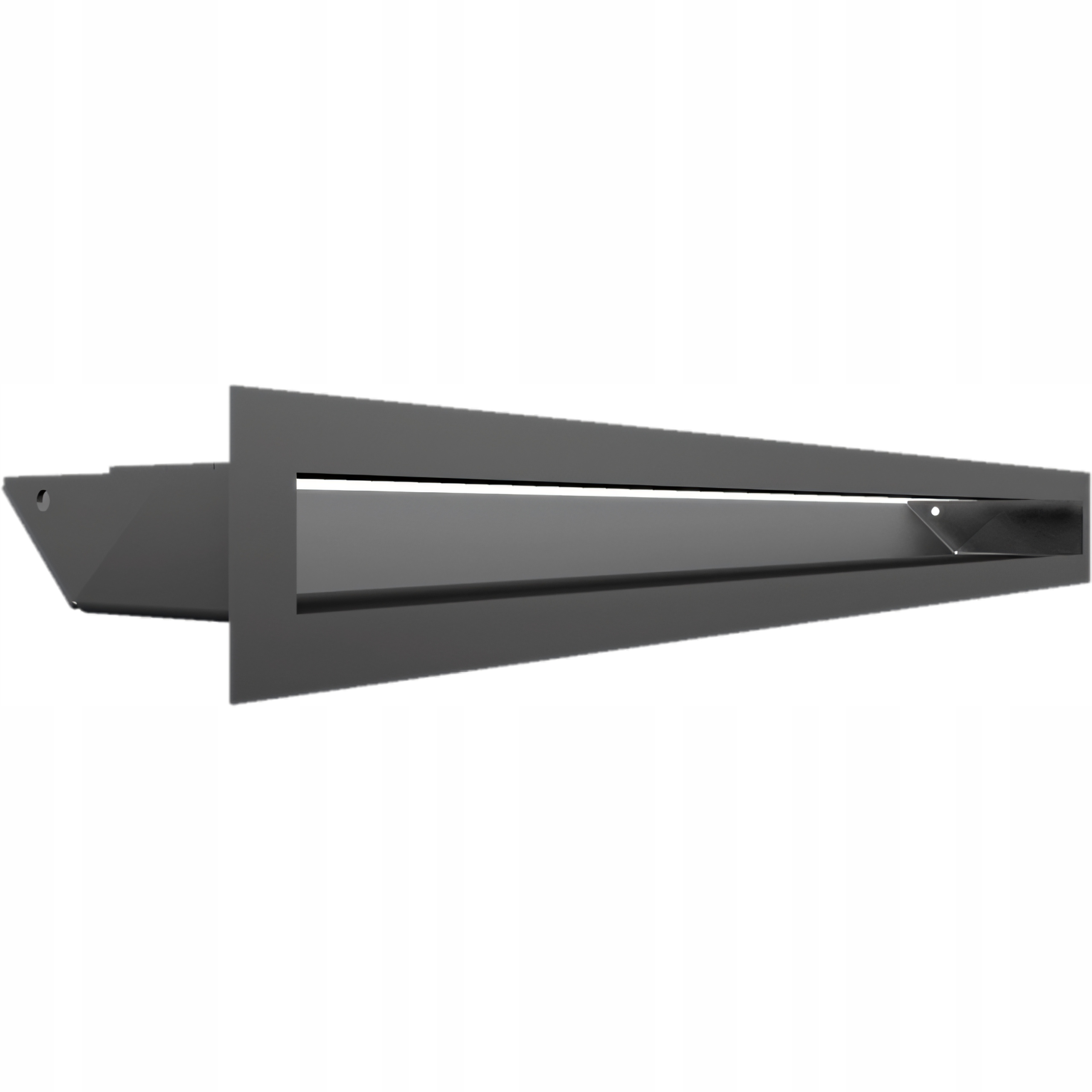 Větrací krbová mřížka Luft Sf Slim 6x60 cm grafitová