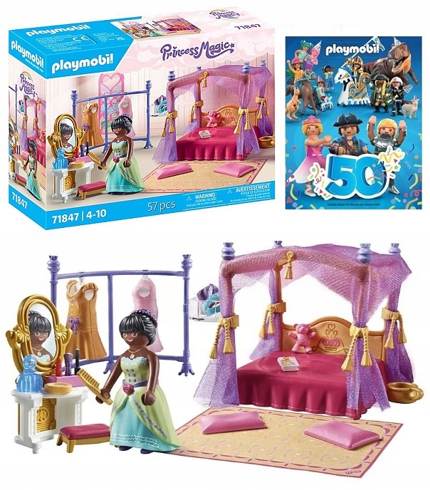 Playmobil 71847 Sypialnia księżniczki z garderobą
