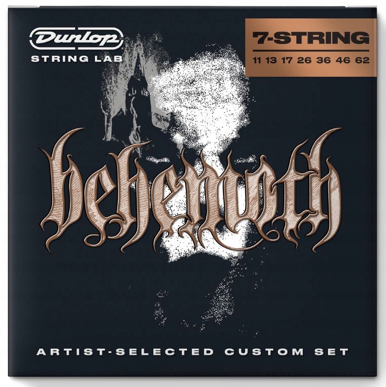 Dunlop BEHN11627 Behemoth Struny do gitary elektrycznej 7-strunowej 11-62