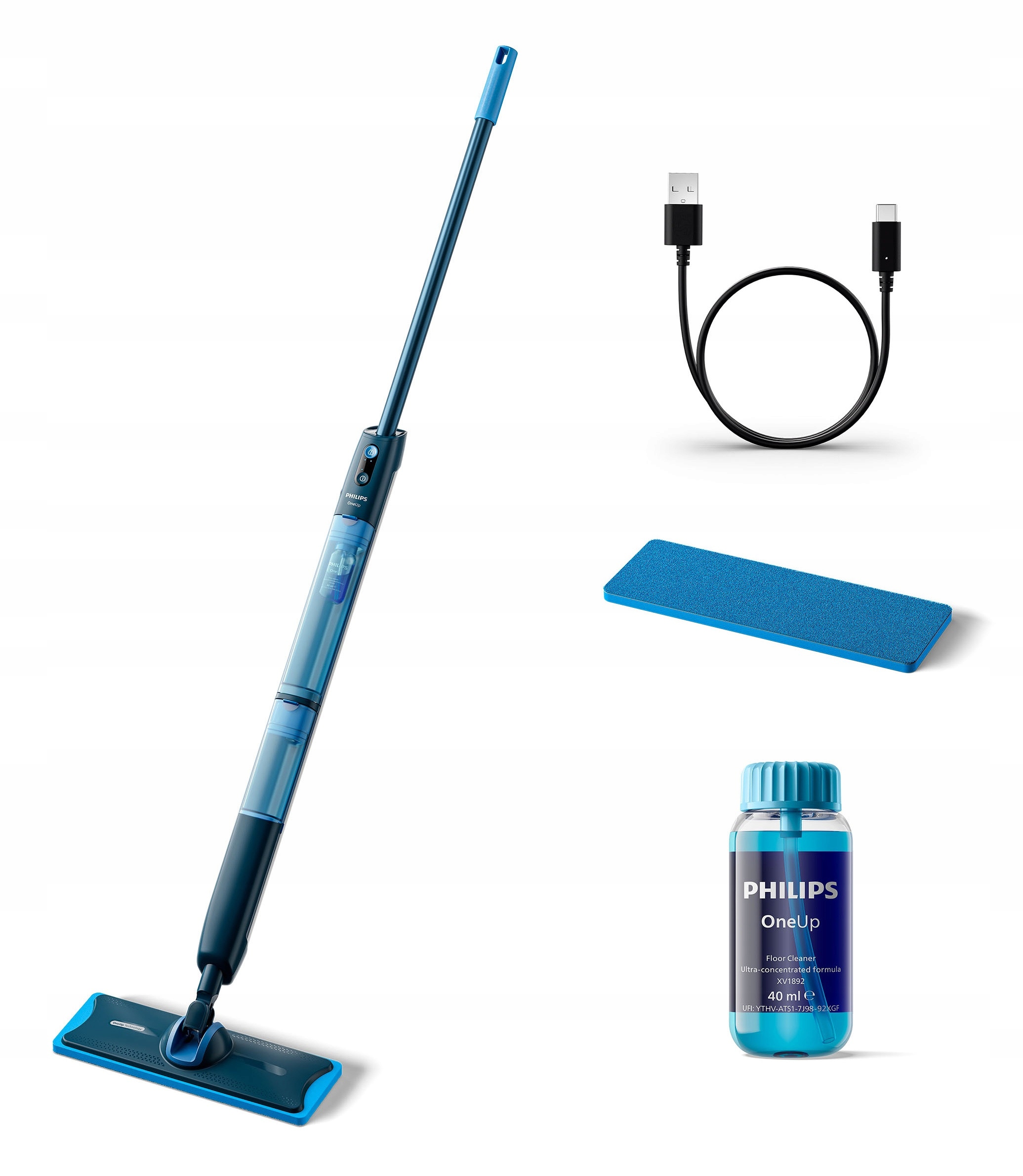 Elektrický mop Philips OneUp XV5113/01 (bezdrôtový)