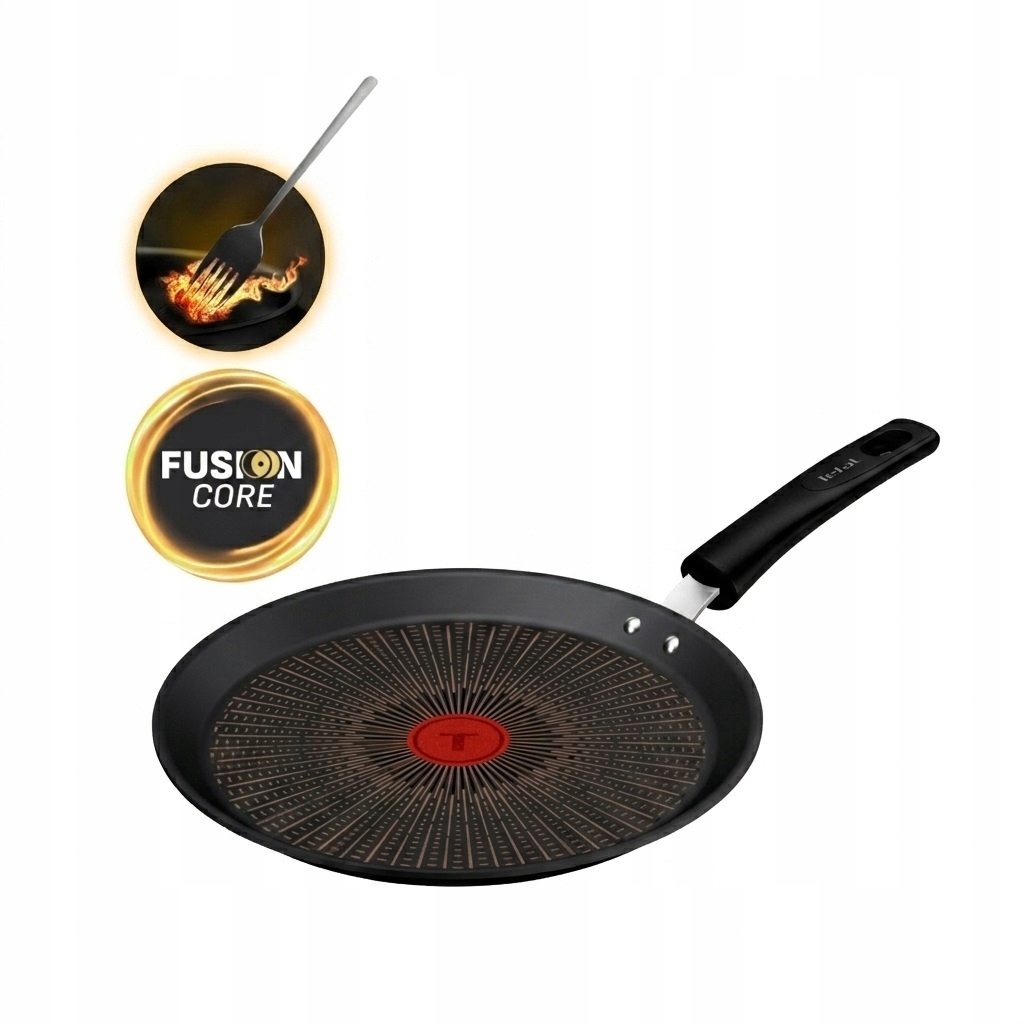 Tefal Experience patelnia do naleśników 25 cm Indukcja powłoka FusionCore