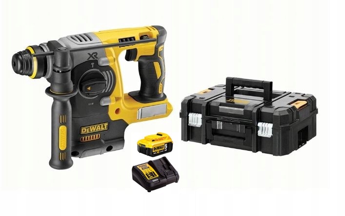 Młotowiertarka akumulatorowa DeWalt Sds+ 2,1J DCH273P1 akumulator 5Ah
