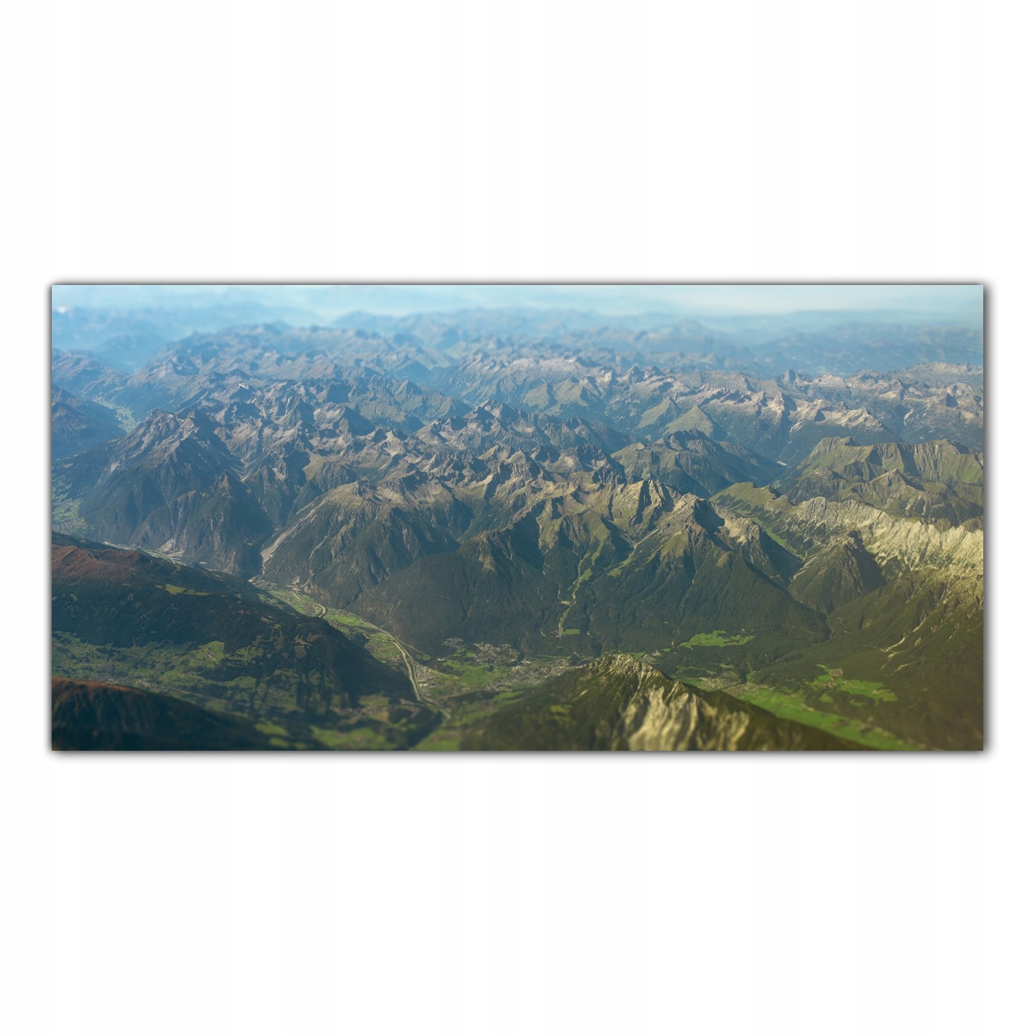 

Obraz Szklany Foto-obraz Góry Drzewa Natura 100x50